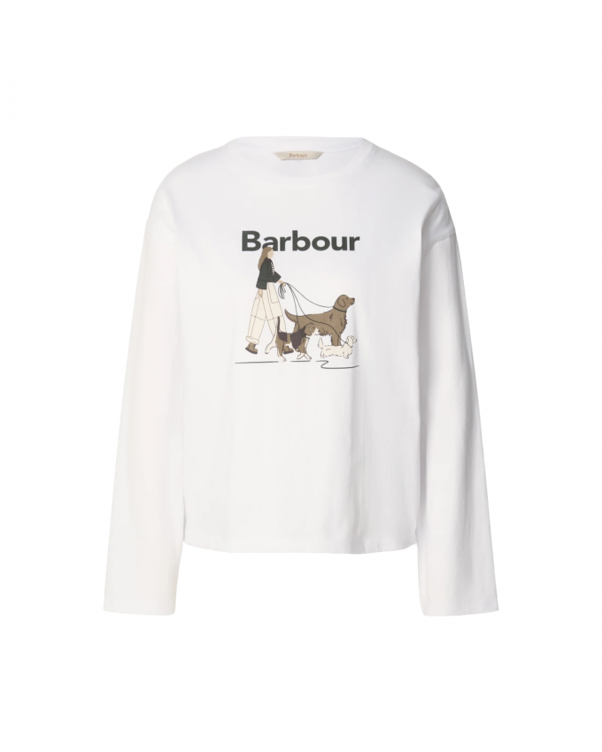 T-shirt met lange mouwen en print