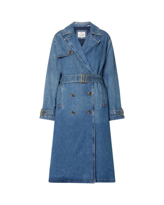 Denim trenchcoat