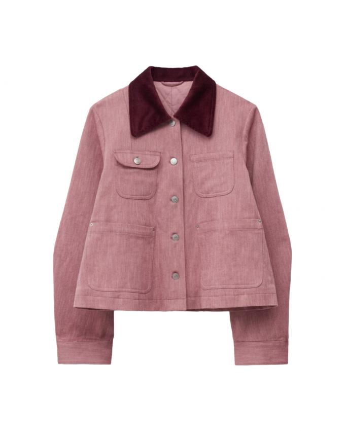 Barn jacket met A-lijn silhouet