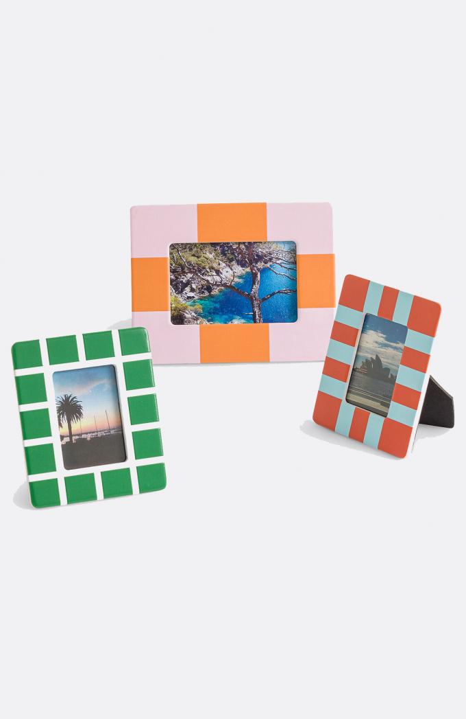 Set van 3 keramische fotokaders 