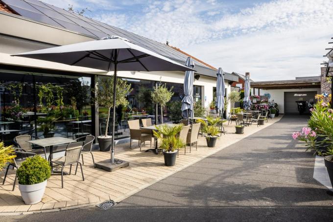 Het terras van Bar Michel.