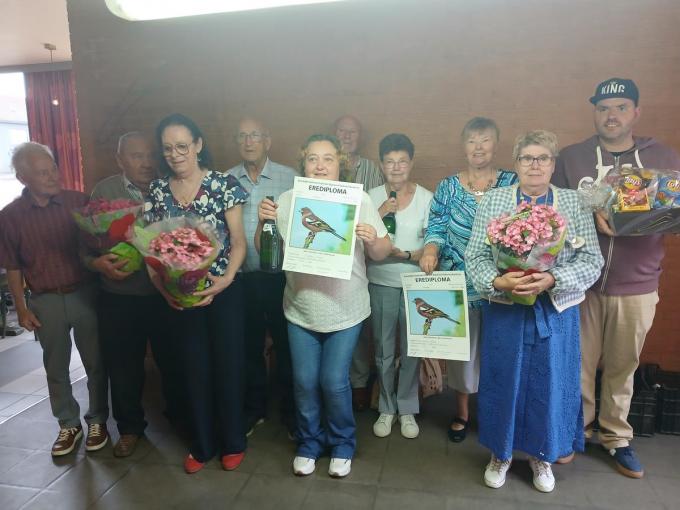 Het laatste kampioensfeest in Don Quichotte leverde bovenstaand beeld op. (gf)