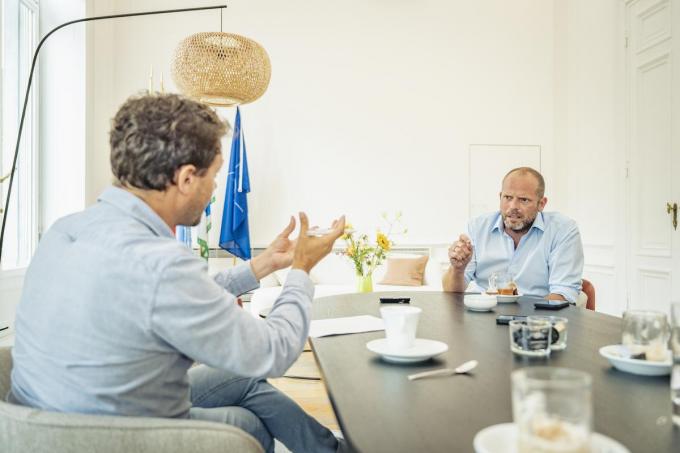 Theo Francken: “De bromance tussen Poetin en Xi moet véél zorgen baren. Dat is de as van het kwaad en die wordt sterker en sterker.” (foto Christophe De Muynck)