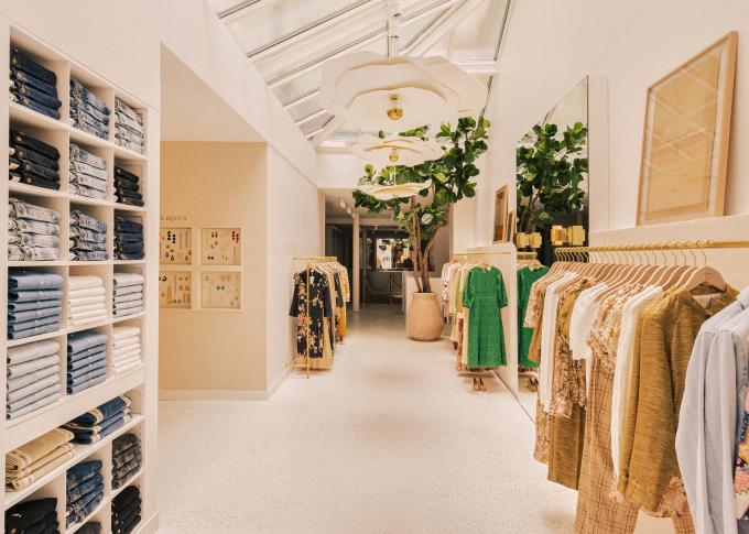 ouverture oop up sezane bruxelles