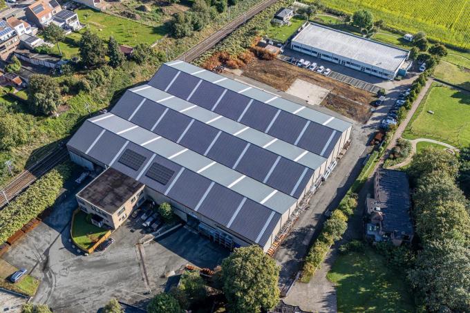 De bedrijfsgebouwen van Rosseel.