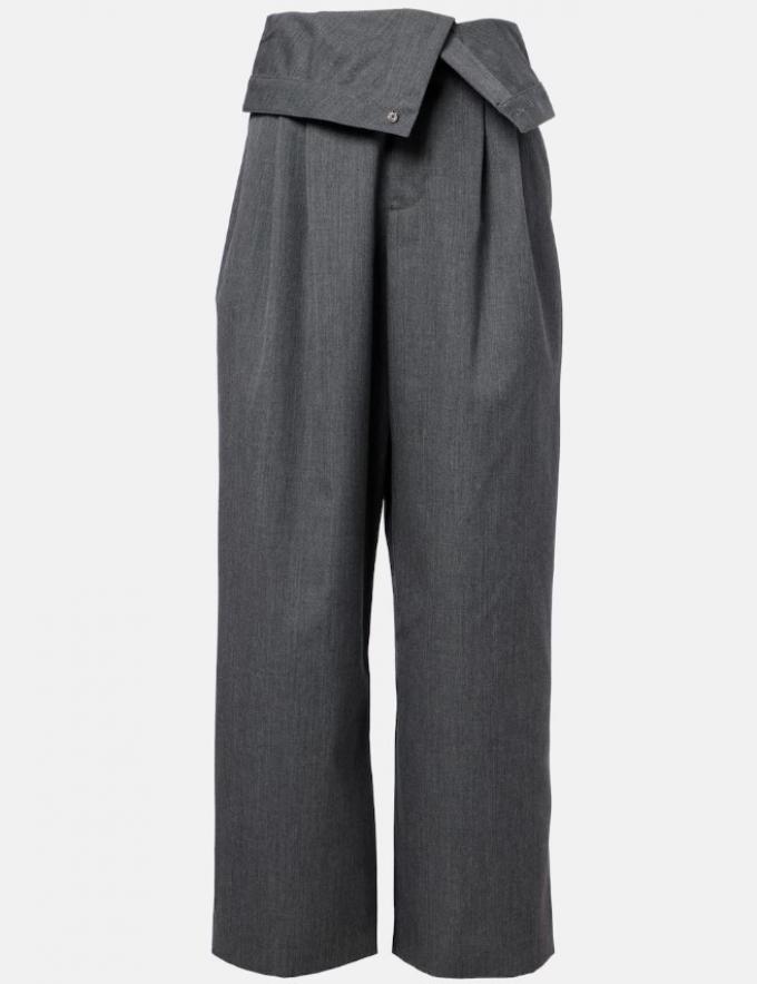 Asymmetrisch  getailleerde pantalon