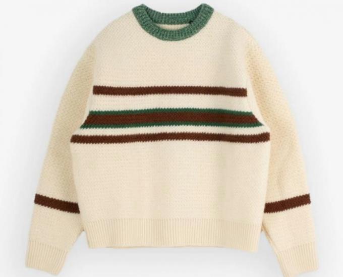 Pull en maille à rayures
