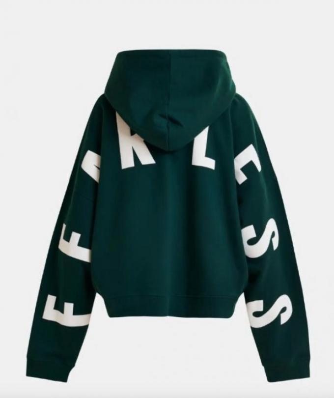 Sweat à capuche épais vert foncé