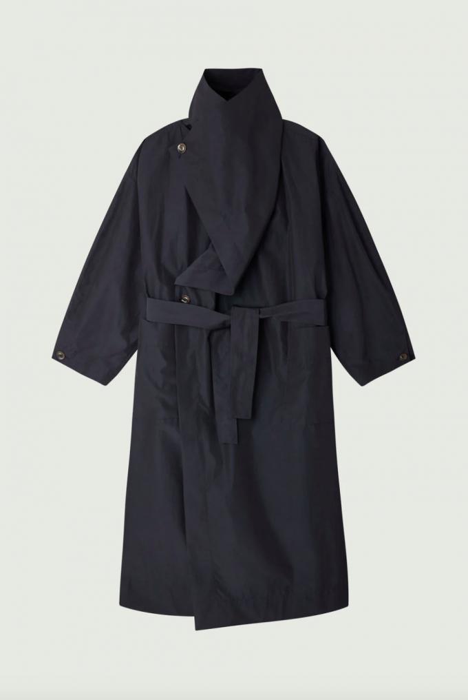 Trench bleu marine