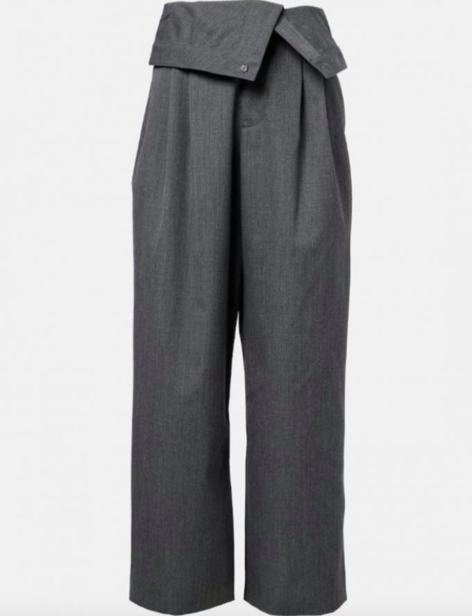 Pantalon à taille asymétrique