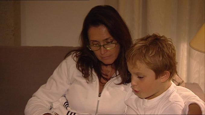 Wendy Van Wanten en de jonge Clément.