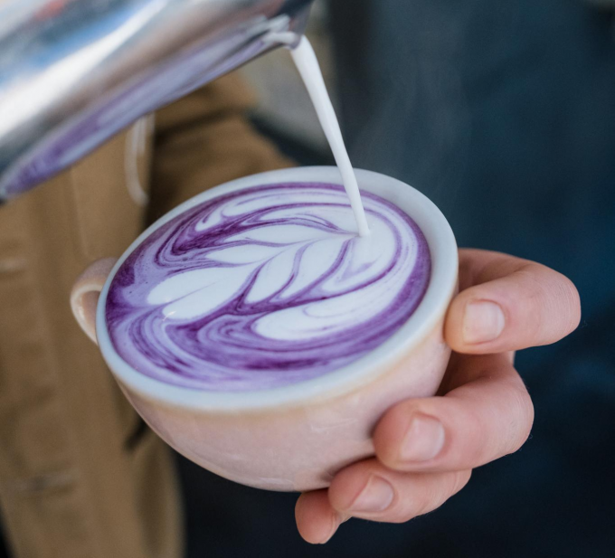 ube latte bruxelles