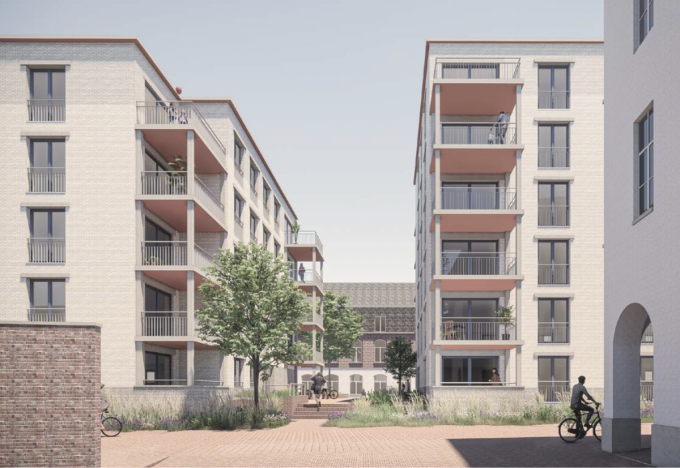 De gewezen woonblok wordt gesplitst in twee volumes.