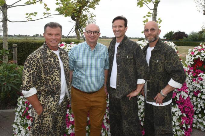 Juli 2025: dezelfde opstellin, namelijk Filip, PADI, Joffrey en Nicolas.