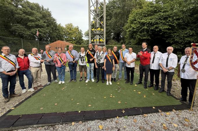 De deelnemers van de burgemeestersschieting.