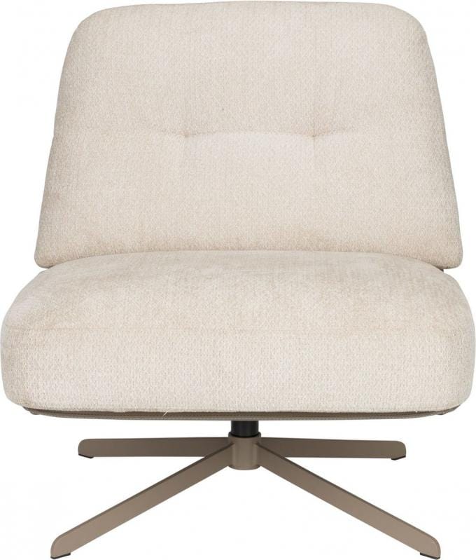 Beige loungestoel 