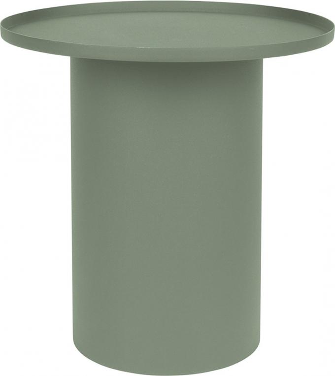 Groen bijzettafeltje in metaal 