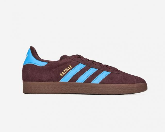 Basic Samba Gazelle met blauw strepen