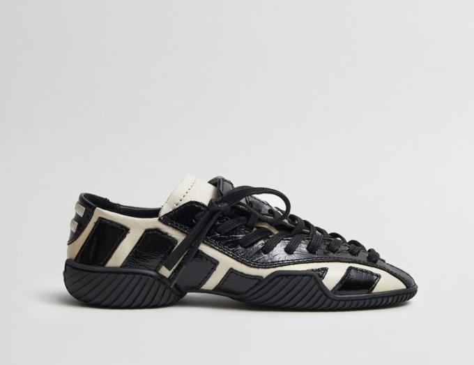 Les sneakerinas en cuir noir