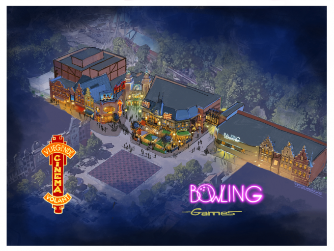 Een conceptbeeld van hoe de nieuwe zone er zal uit zien.