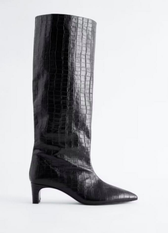 Bottes montantes et kitten heels