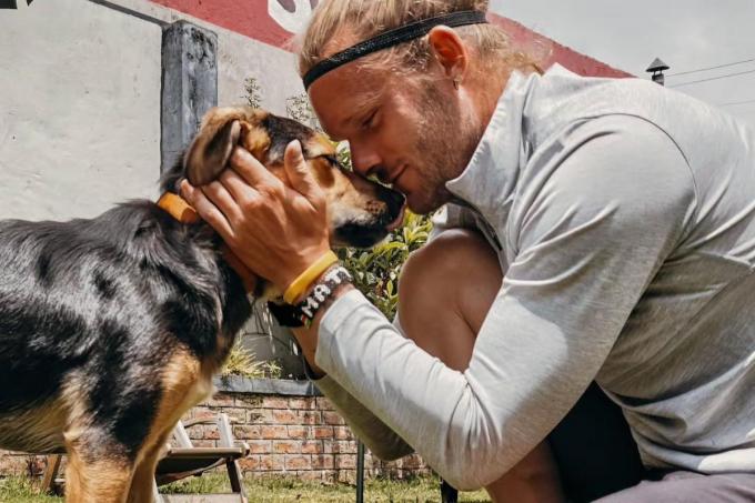 Bonne voelde al snel een emotionele klik met de hond.