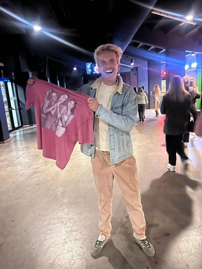 Pieterjan Beheydt net voor de start van de première in AFAS Dome in Antwerpen.