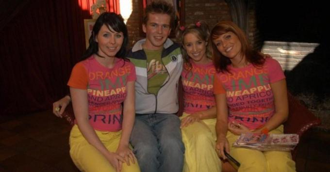 Pieterjan, samen met K3. Deze foto dateert van september 2005.