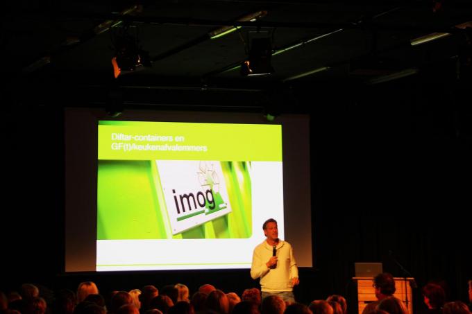 Schepen Wouter Allijns opende het infomoment.