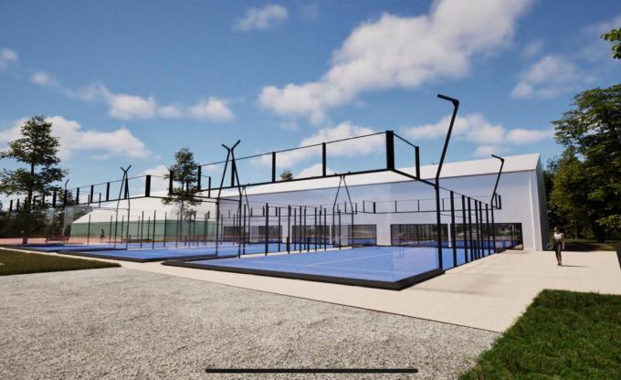 Achter de drie bestaande padelvelden komen er nog eens drie, de overkapping daarvan is vergund. Beroep is wel nog mogelijk.