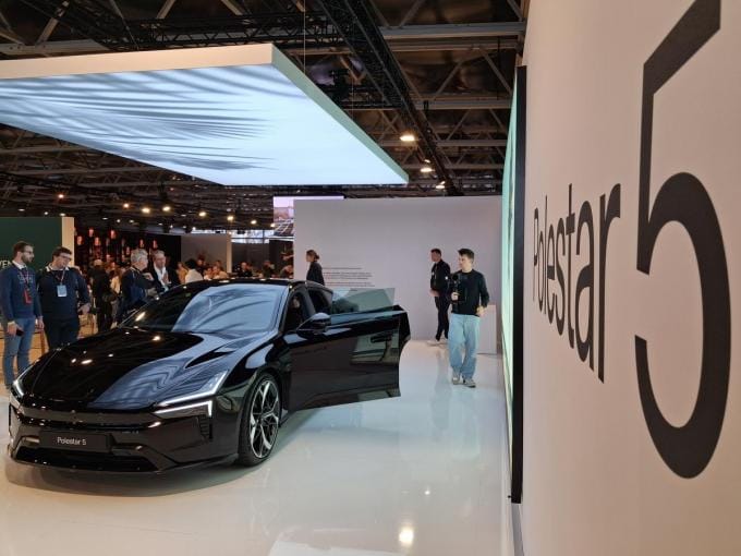 De Polestar 5 wordt er voor het eerst aan het Belgische publiek getoond.