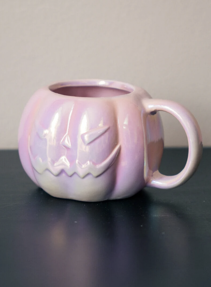 La tasse citrouille irisée