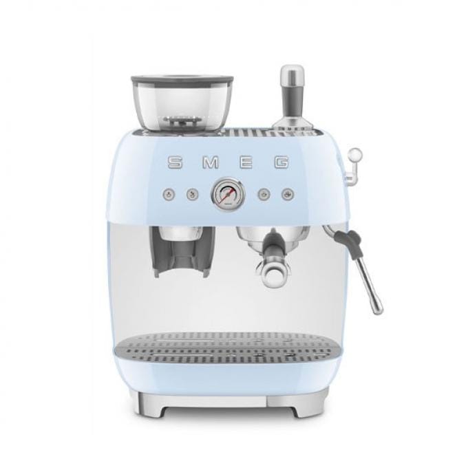 50’s style koffiemachine met melkopschuimer