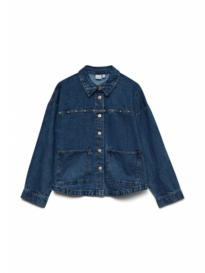 Jeanshemd met studs