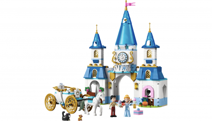 Le château de Cendrillon et la calèche