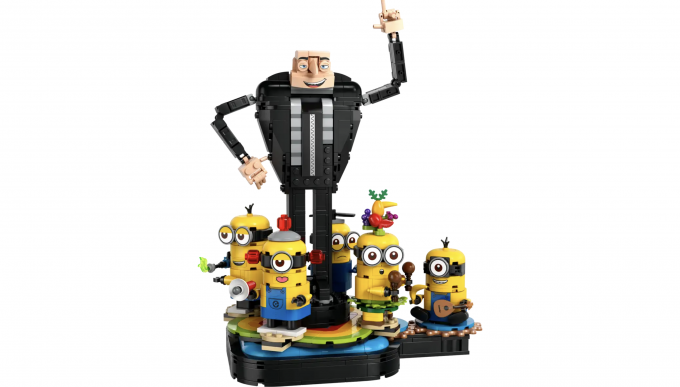 Gru et les Minions en briques