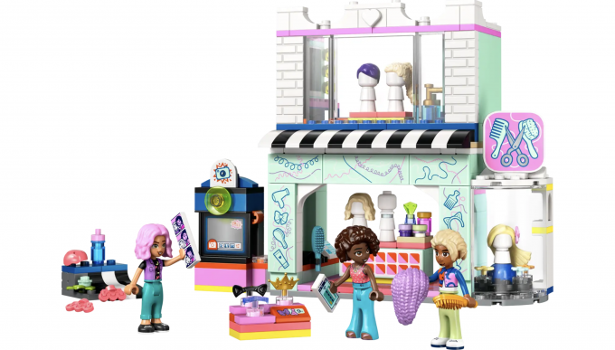 Le salon de coiffure et la boutique d’accessoires