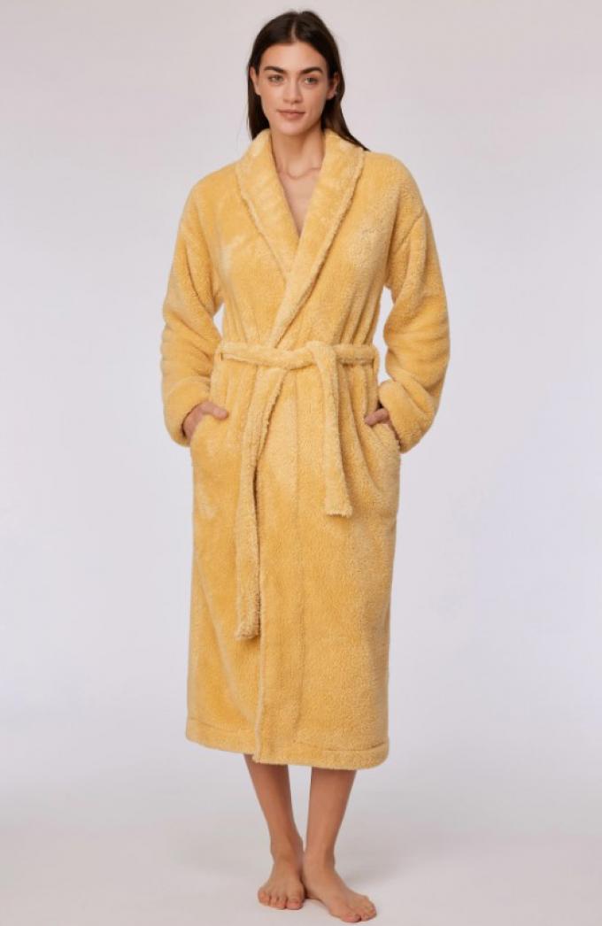 Lichtgele kamerjas in teddystof