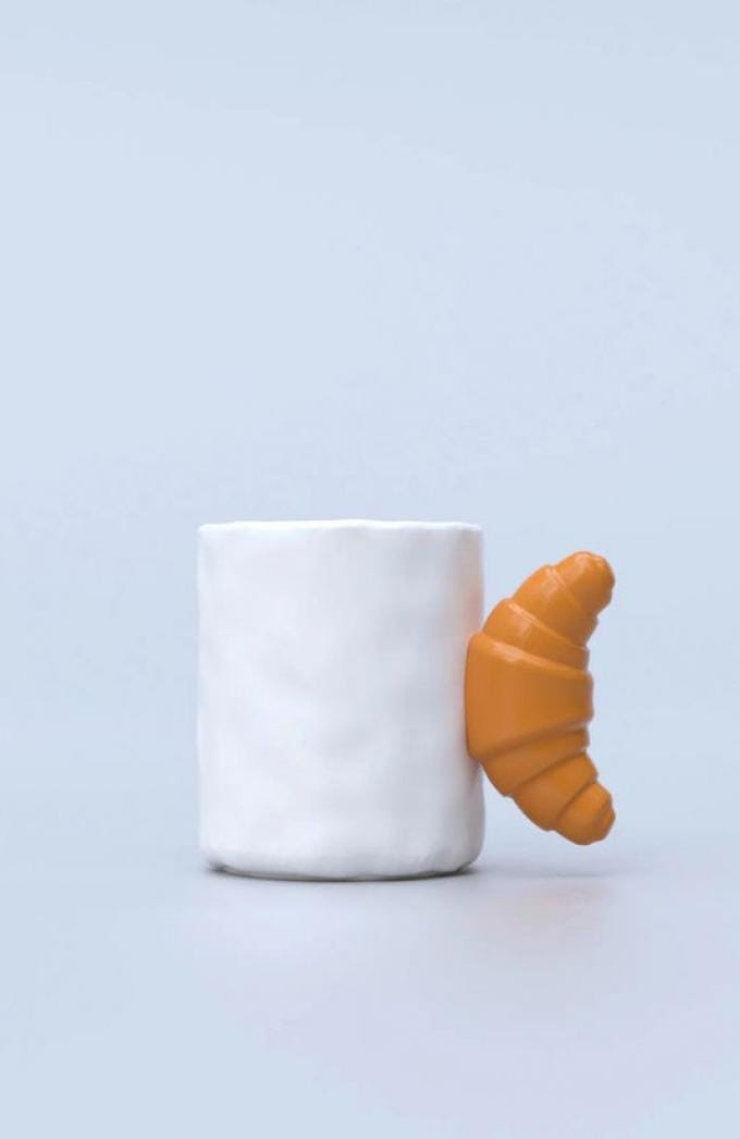 Mok met croissant