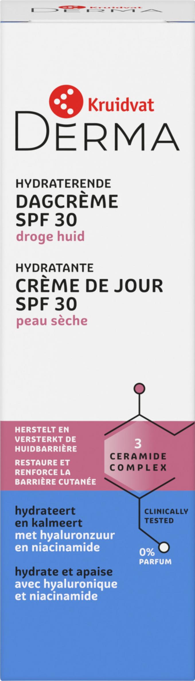 Hydraterende Dagcrème SPF 30 van Kruidvat