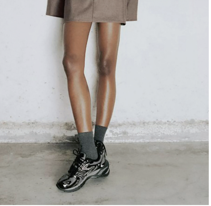 Baskets noires de sport