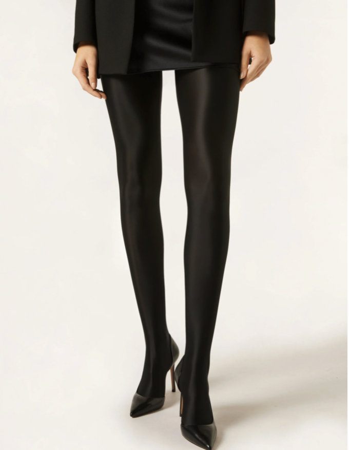 Collant en satin