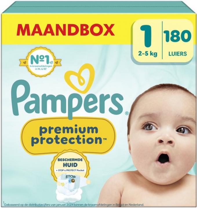 Pampers Premium Protection-Maandbox