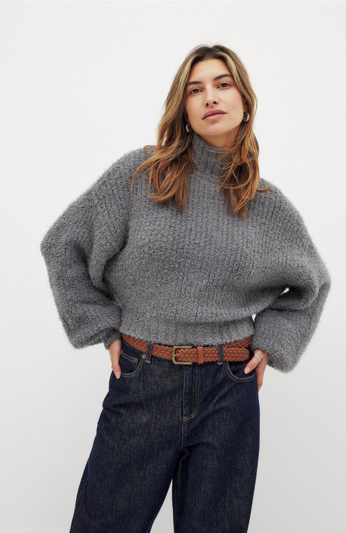 Fluffy rolkraagtrui
