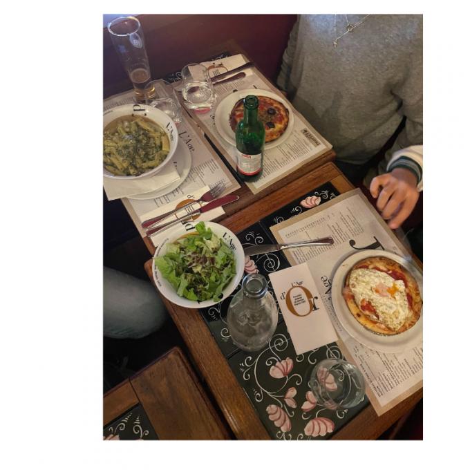 Une pizza à l’Âge d’Or