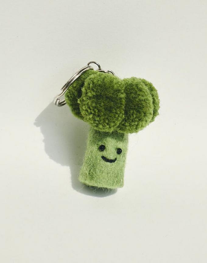 Broccoli-sleutelhanger