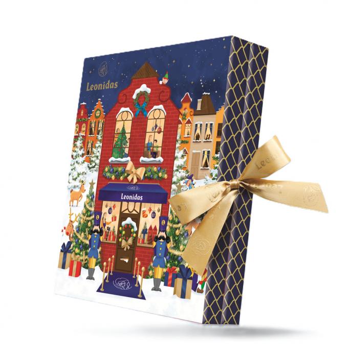 Adventskalender met Leonidas-pralines