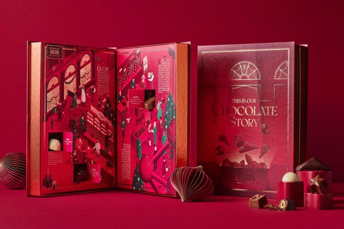 Adventskalender met Neuhaus-pralines