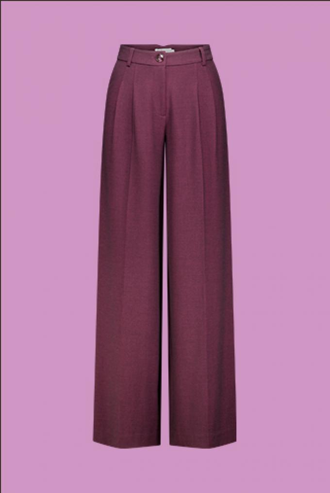 Bordeaux kostuumbroek