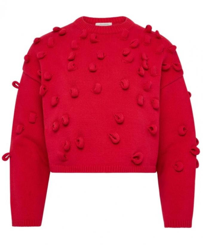 Chunky knitweartrui met details